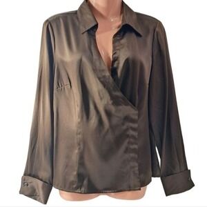 Cato Women's Brown Blouse‎ Size M